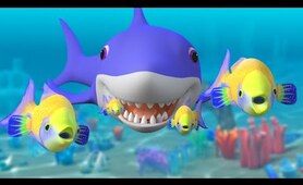 Baby Shark Song Challenge + More Nursery Rhymes & Kids Songs | Sharks Cartoon