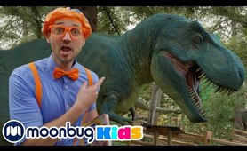 Natural History - Learn about Dinosaurs!・BLIPPI EXPLORES! | Educational Videos for Toddlers