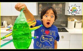 Top 5 Easy Science Experiments for kids to do at home with Ryan's World!