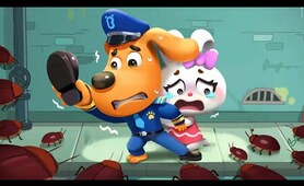 Monsters Under the Manhole Cover | Kids Cartoon | Sheriff Labrador | BabyBus