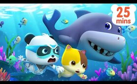 Super Panda's Ocean Rescue Mission | Baby Shark | Super Rescue Team | Kids Cartoon | BabyBus