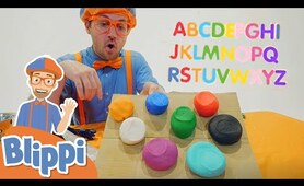 Blippi Learns Colors & Letters For Kids With Clay | Educational Videos For Kids