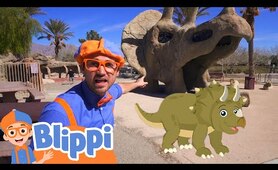 Learning Dinosaurs With Blippi | Educational Videos For Kids