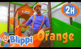 Learn Wtih Blippi At The Indoor Playground For Kids | Educational Videos for Toddlers