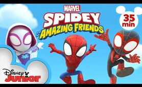 Spidey's Best Moments! | Compilation | Marvel's Spidey and His Amazing Friends | @Disney Junior