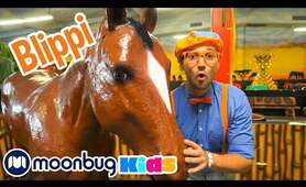 Blippi Explores Jungle Animals | Moonbug Kids TV Shows - Full Episodes | Cartoons For Kids